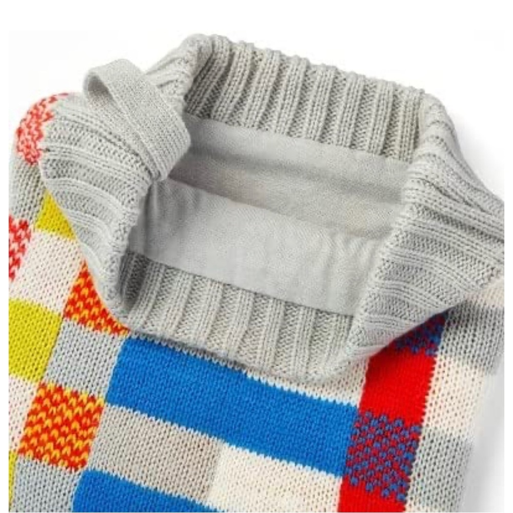 Lego x Target Color Block Stripe Sweater Knit Holiday Stocking - Picture 2 of 4